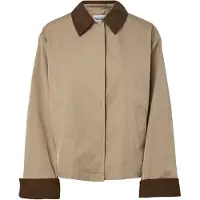 Pieces Pcjorma Short Light Jacket Noos Bc - Beige - S