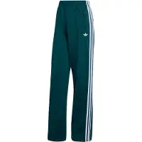 Adidas Housut 'Firebird' tummanvihreä / valkoinen