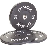 Dinox Levypaino Bumper, 50 mm, 100 kg Setti, pareina (5 kg - 20 kg)