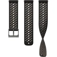 Suunto Athletic 8 silikoniranneke, 22 mm, musta, S+M