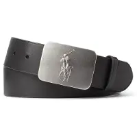 Ralph Lauren for man. 405761965001 Leather belt 1 5/8 black (36), Casual