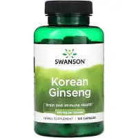 Swanson Health Korealainen ginseng 500 mg - 100 kapselia