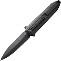 We Knife Diatomic Framelock Black SW