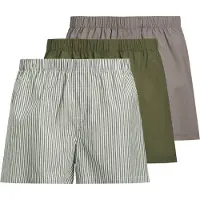 Jack & Jones Bokserishortsit 'Milano' taupe / oliivi / tummanvihreä
