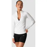ICANIWILL Define seamless 1/2 zip White Snow