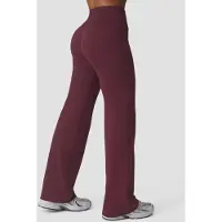 ICANIWILL Define Seamless Straight Pants Maroon Red