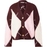 Noella Neuletakki ' N-Laiana Knit Cardigan ' viininpunainen