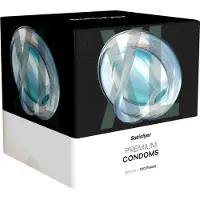 Satisfyer Kondomit 100 kpl - Clear - XL