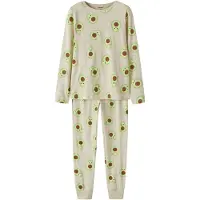 Name it Nkfnightset Oatmeal Avocado Noos - Beige - 134-140