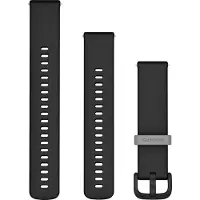 Garmin Quick Release silikoniranneke 20 mm, musta