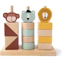 Trixie Baby Wooden Animals Stacking Blocks 15 pcs.