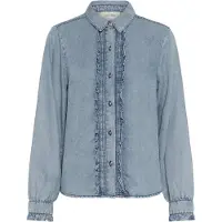 Cream Crellie Blouse - Blue - 36