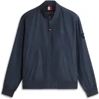Tommy Hilfiger for man. MW0MW42503 Bomber Jacket Other navy (L), Casual, Recycled Polister, Sustainable