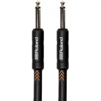 Roland Black Series Instrument Cable Straight/Straight 1/4" Jack 4.5m