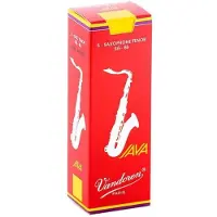 Vandoren SR272R tenorsaksofoni, JAVA, punaiset ruo'ot, voimakkuus 2, 5 kpl:n pakkaus