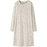 Name It Kids Nkfnightgown Hearts Noos - Cream - 134-140