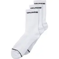 Girlfriend Collective 3-Pack Girlfriend Crew Sock - White - ONE SIZE