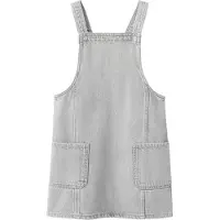 Mango Denim Pinafore - Grey - 146