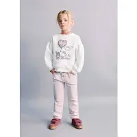 Mango Paper Bag Jeans With Buttons - Pink - 4-5