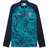 Puma Manchester City Fc 25/26 Ennen Ottelua Pitkähihainen T-paita
