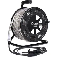AGGE LED-nauha / Työvalo 230V - 1500 lm/m, 25 m - Kela, Nauha virtajohdolla (4000K) + Emergency PowerBank