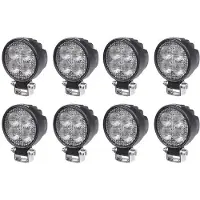 Purelux Työvalo Terrain Black Mini Round - 7 cm / 12W / Leveä, 8 kpl