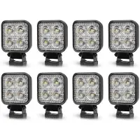 Purelux Työvalo Standard Square 20 - 8 cm / 20W / Leveä, 2 kpl