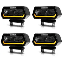 Purelux Työvalo Panther Alpha 20 - 10 cm / 20W / Leveä, 4 kpl