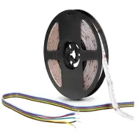 AGGE LED-nauha COB 24V RGB+CCT - 16W/m / 2700-6500K / IP20/IP65, 500 cm / IP20 (kuivat tilat)