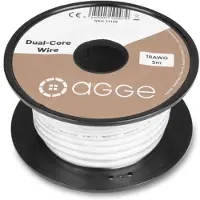AGGE Sähköjohto Dual-Core, 18AWG, 5 m