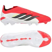 Adidas Predator Elite Laceless Fg Born For Goals - Lucid Red/musta/valkoinen Lapset - Nurmi (Fg), koko 33½