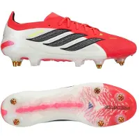 Adidas Predator Elite Sg Born For Goals - Lucid Red/musta/valkoinen - Pehmeä Nurmi (Sg), koko 42