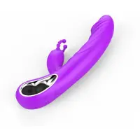 Erolab Cheeky Bunny G-pisteen ja klitoriksen hieroja (violetti, USB-ladattava)