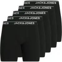 Jack & Jones Bokserishortsit 'JACHENRY' musta / valkoinen