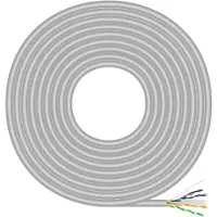 Aisens A135-0743 RJ45 UTP Verkkokaapeli Cat.6 Kova 500m Harmaa