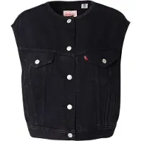 Levi's Collarless Shrunken 90S Vest N - Black - S