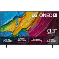 LG 86QNED80A3A 86" 4K QNED webOS TV, 60 Hz, HDR10, HLG
