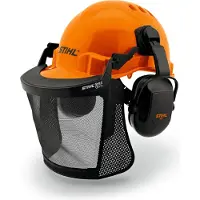 Stihl Suojakypärä Function Basic; suojavisiirillä ja kuulosuojaimilla
