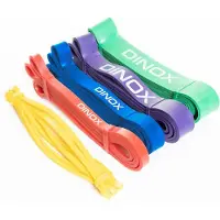 Dinox Vastuskuminauha Powerband, 5 vahvuutta