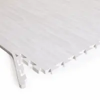 Dinox Palamatto Wood Pattern, 100 x 100 x 2 cm, Valkoinen