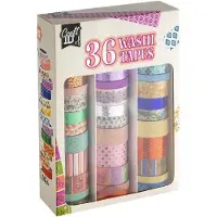 Creative Craft Group Washi tape 36-roll box. Glitter