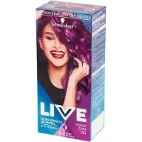 Schwarzkopf ELÄÄ Ultra Kirkkaat tai Pastel puolipysyvä hiusväriväri 94 Purple Punk