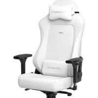 Noblechairs HERO Gaming Chair - White Edition, keinonahkaverhoiltu pelituoli, valkoinen/musta