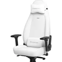 Noblechairs ICON Gaming Chair - White Edition, keinonahkaverhoiltu pelituoli, valkoinen