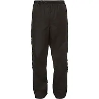 Vaude Bike Men's Fluid Full-zip Pants II, sadehousut, musta