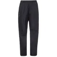 Vaude Bike Women's Fluid Full-Zip Pants, sadehousut, naiset, musta