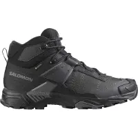Salomon X Ultra 5 Mid GORE-TEX Vaelluskengät Miehet koko 7,5 väri musta/harmaa