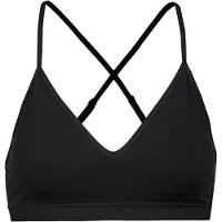 ICANIWILL Smooth Seamless Strappy Sports Bra Black