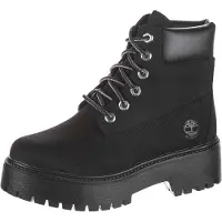 Timberland 6 Inch Lace Up Waterproof Boot - Black - 38