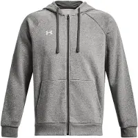 Under Armour UA Rival Fleece FZ Huppari Harmaa